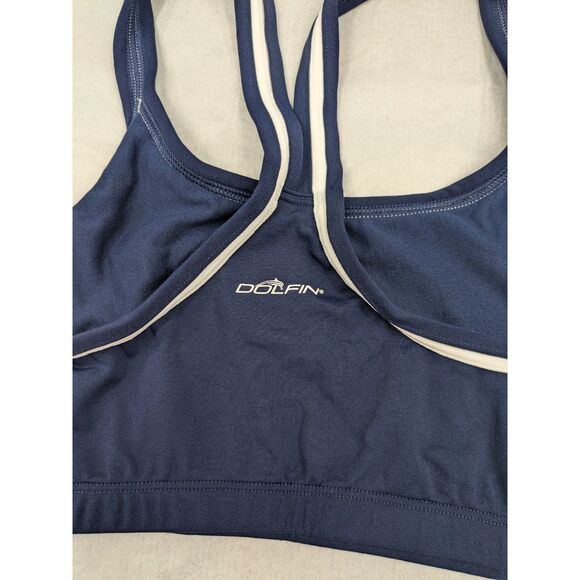 Dolfin Lifeguard Bikini Swimsuit Top Women's Medium Navy Blue *NEW w/ Tags* - Picture 10 of 11
